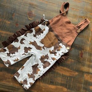 Cow print jumper 18-24 months